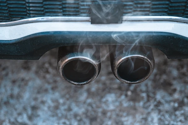 Smoke coming from exhaust